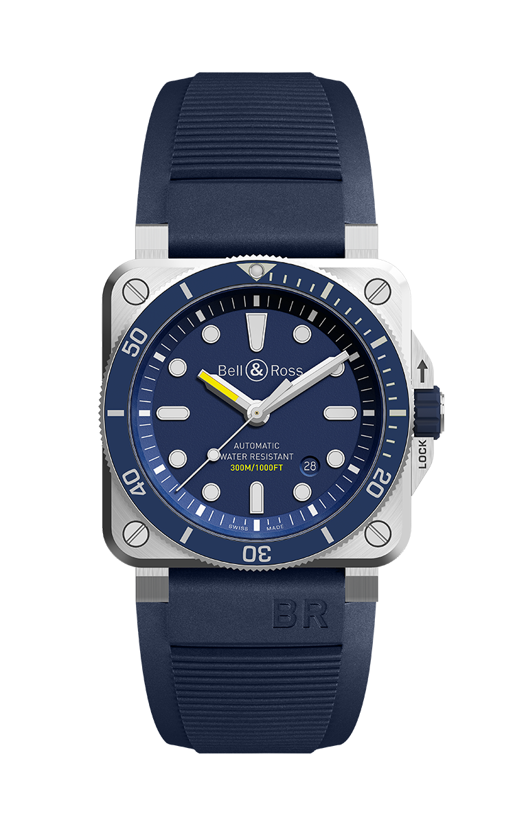 Discover the Bell and Ross Watch BR0392 D BU ST SRB timepiece at